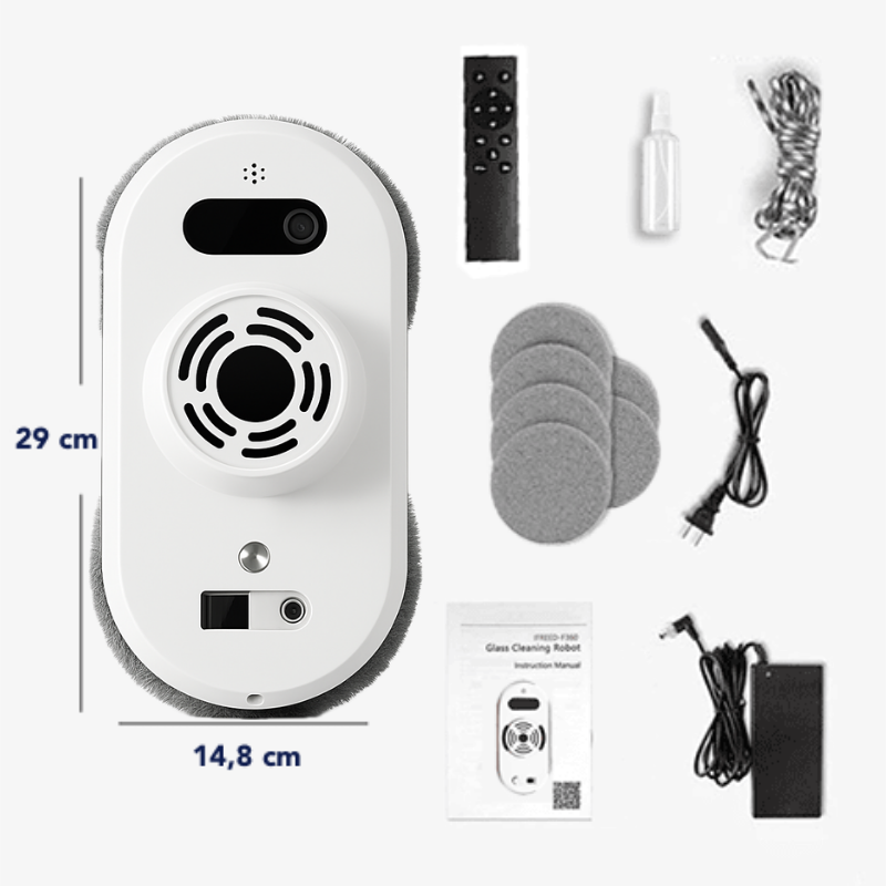 Robot Lave Vitres Professionnel Intelligent - Robot Vitres V2