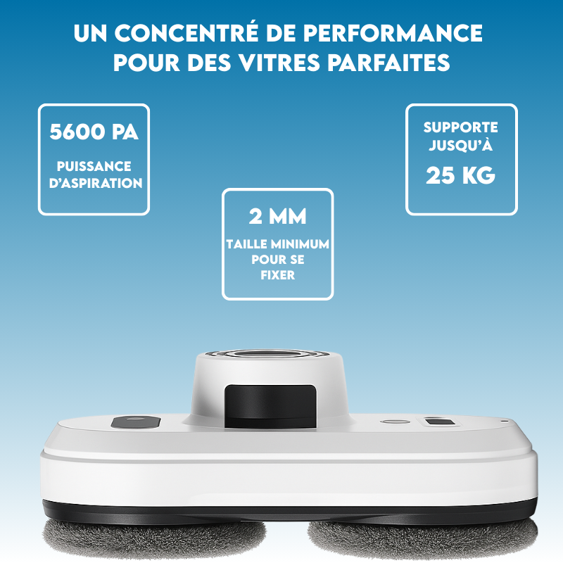 Robot Lave Vitres Professionnel Intelligent - Robot Vitres V2